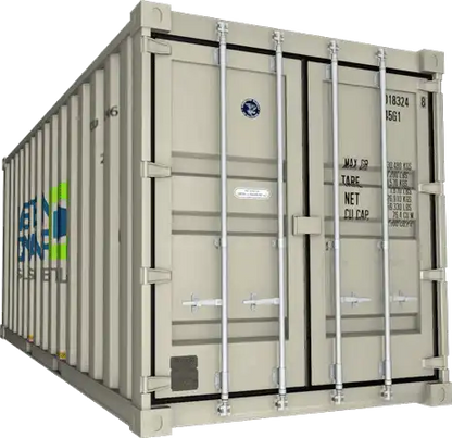 20' One Trip - Beige Shipping Container Atlanta, Shipping container for sale Atlanta, conex Atlanta, rent storage container Atlanta, conex, cargo container, used shipping container, used cargo container, storage trailer, storage container, steel storage container, portable storage container, storage trailer, sea container