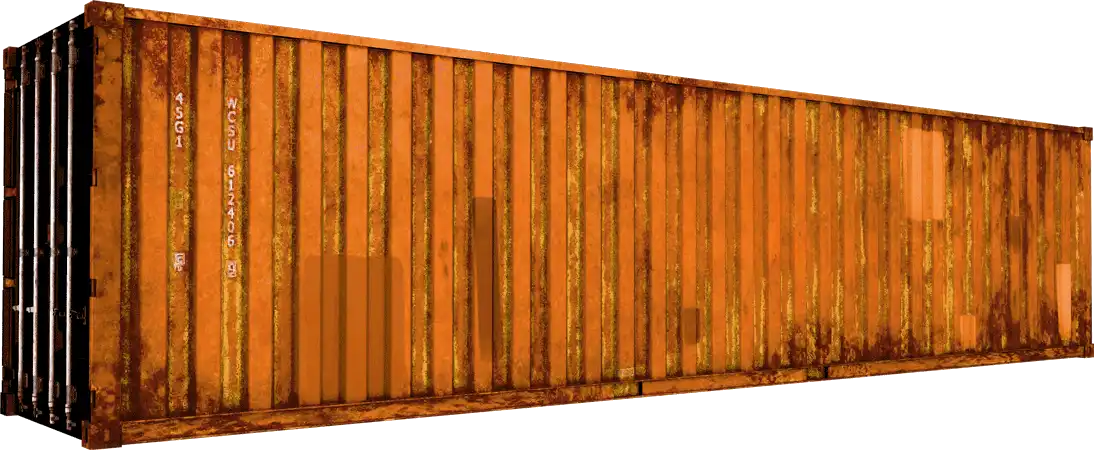 Orange Right 40 ft high cube shipping container for sale Houston TX, 40 ft high cube wind and water tight shipping container, Shipping container for sale Houston TX, conex Houston TX, rent storage container Houston TX, conex, cargo container, used shipping container, used cargo container, storage trailer, storage container, steel storage container, portable storage container, storage trailer, sea container