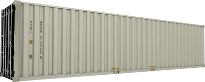 40 ft One Trip - Beige_Right Shipping Container Houston TX, Shipping container for sale Houston TX, conex Houston TX, rent storage container Houston TX, conex, cargo container, used shipping container, used cargo container, storage trailer, storage container, steel storage container, portable storage container, storage trailer, sea container