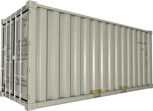 20' One Trip - Beige_Right Shipping Container Atlanta, Shipping container for sale Atlanta, conex Atlanta, rent storage container Atlanta, conex, cargo container, used shipping container, used cargo container, storage trailer, storage container, steel storage container, portable storage container, storage trailer, sea container