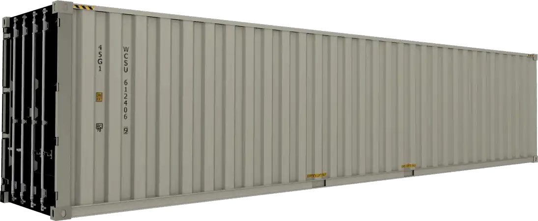 40 ft high cube One Trip - Beige_Right shipping container Tampa FL, One trip high cube,Shipping container for sale Tampa FL, conex Tampa FL, rent storage container Tampa FL, conex, cargo container, used shipping container, used cargo container, storage trailer, storage container, steel storage container, portable storage container, storage trailer, sea container