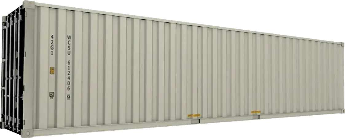40 ft One Trip - Beige_Right Shipping Container Miami FL, Shipping container for sale Miami FL, conex Miami FL, rent storage container Miami FL, conex, cargo container, used shipping container, used cargo container, storage trailer, storage container, steel storage container, portable storage container, storage trailer, sea container