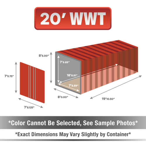 20' shipping container for sale, 20' shipping container, 20' container, shipping container for sale, conex, cargo container, 20' container, 20' storage container, buy shipping container, used shipping container, used shipping container for sale, 20' WWT container, wind and water tight container