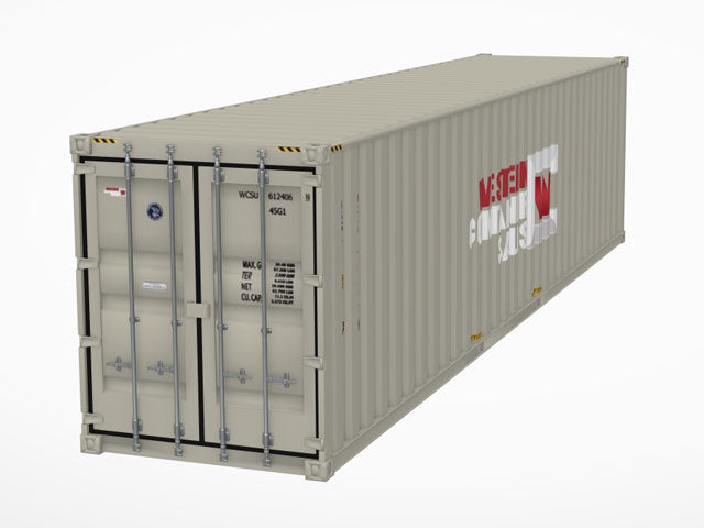 40' High Cube Shipping Container 3D Model - Augmented Reality