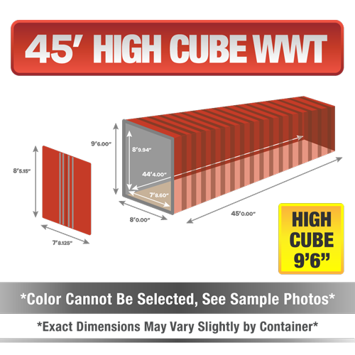 45' high cube shipping container for sale, 45' high cube shipping container, 45' high cube container, shipping container for sale, conex, cargo container, 45' high cube container, 45' high cube storage container, buy shipping container, used shipping container, used shipping container for sale, 45' High Cube wind and water tight container, wind and water tight High Cube container