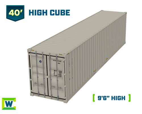 40' High Cube Rental Storage Container